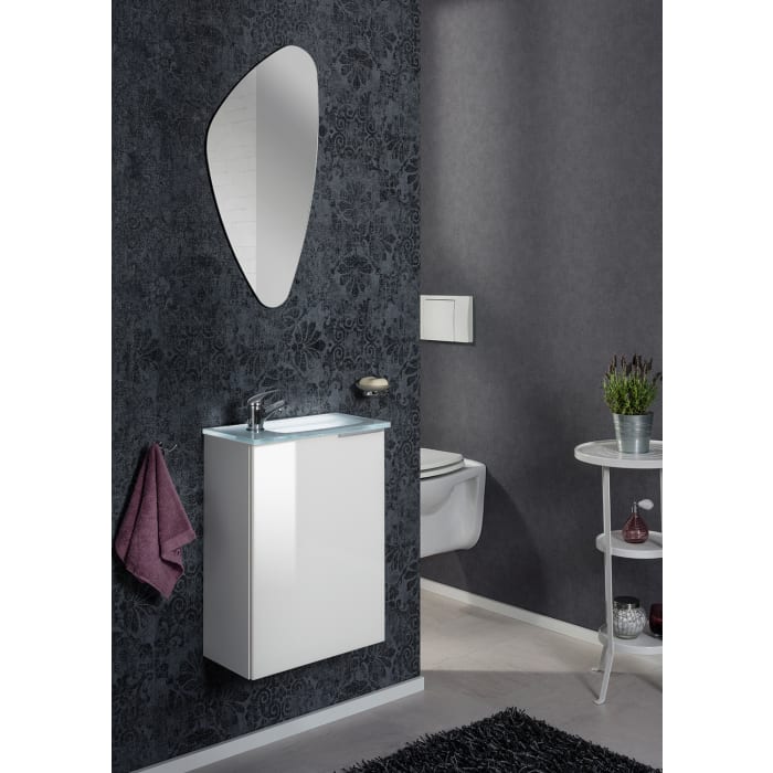 Fackelmann Badspiegel Organic 40,5 x 76 cm – Flachspiegel ohne Beleuchtung