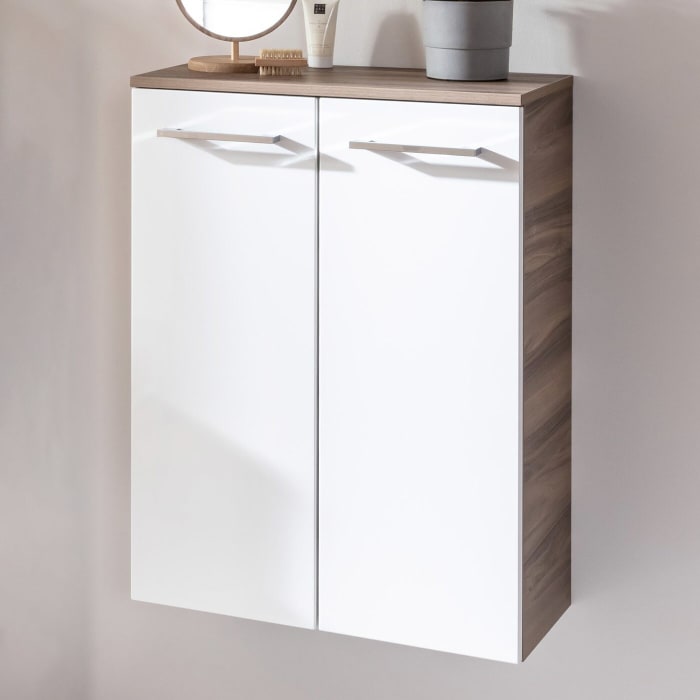 Fackelmann VERONA Doppel-Midischrank mit Innenschublade 60,2 cm