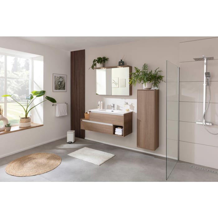 Fackelmann VITA Hoch-Midischrank 40,2 x 125,7 cm Anschlag rechts