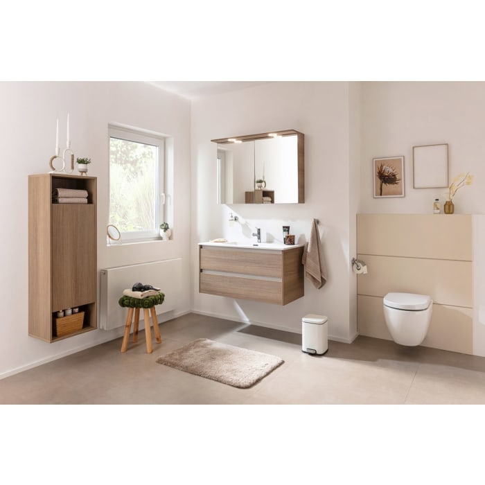 Fackelmann VITA Hoch-Midischrank mit Fach 40,2 x 125,7 cm Anschlag links