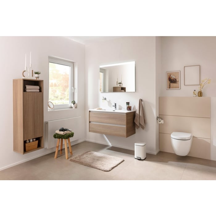 Fackelmann VITA Hoch-Midischrank mit Fach 40,2 x 125,7 cm Anschlag links