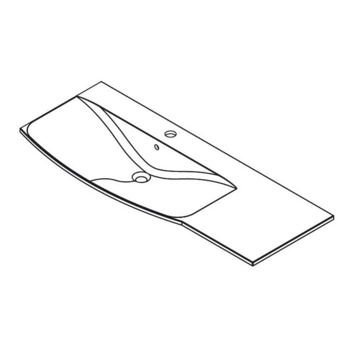 Fackelmann Gussbecken 115 cm, links