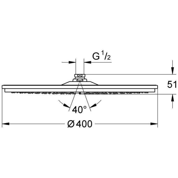 GROHE Rainshower Kopfbrause