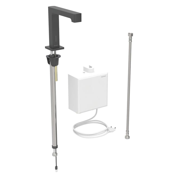 Geberit Brenta Waschtischarmatur Standmontage, Netzbetrieb, mit AP-Funktionsbox