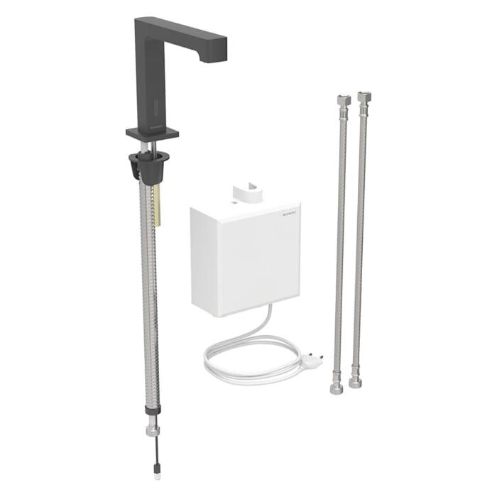 Geberit Brenta Waschtischarmatur Standmontage, Netzbetrieb, mit AP-Funktionsbox