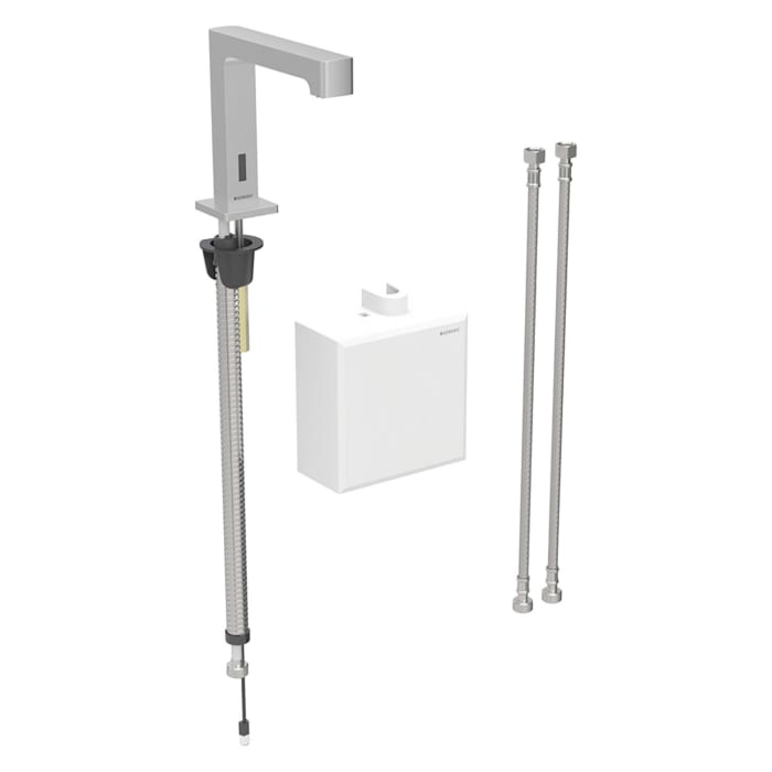 Geberit Brenta Waschtischarmatur Standmontage, Batteriebetrieb, mit AP-Funktionsbox