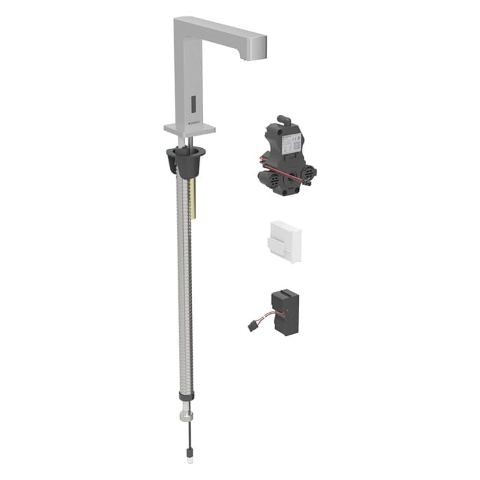 Geberit Brenta Waschtischarmatur Standmontage, Netzbetrieb, für UP-Funktionsbox