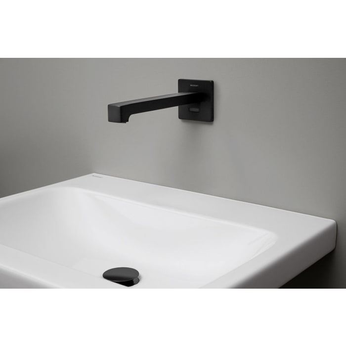 Geberit Brenta Waschtischarmatur Wandmontage, Batteriebetrieb, für UP-Funktionsbox