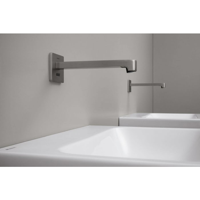 Geberit Brenta Waschtischarmatur Wandmontage, Netzbetrieb, für UP-Funktionsbox