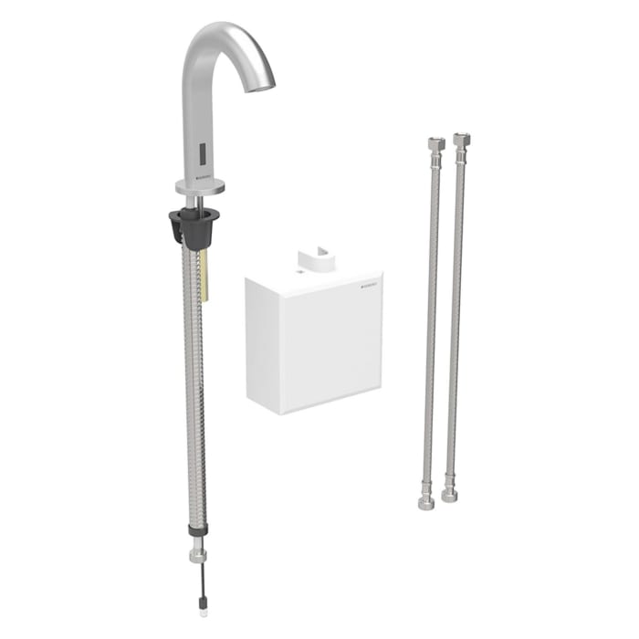 Geberit Piave Waschtischarmatur Standmontage, Batteriebetrieb, mit AP-Funktionsbox