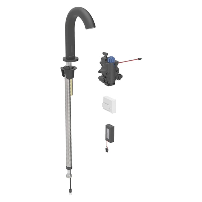 Geberit Piave Waschtischarmatur Standmontage, Batteriebetrieb, für UP-Funktionsbox