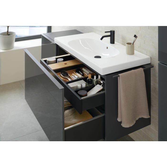 Geberit Acanto Unterschrank für Waschtisch 74 x 41,5 cm, verkürzte Ausladung
