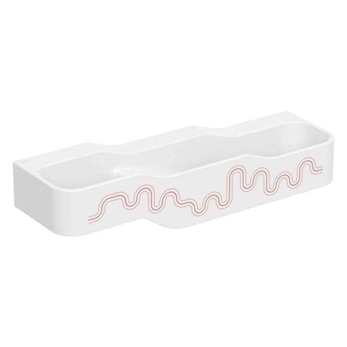 Geberit Bambini Spiel- und Waschlandschaft, 3 Waschplätze, tieferes Becken rechts