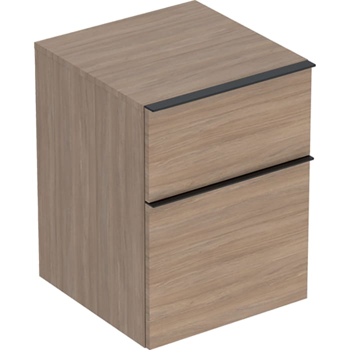 Geberit iCon Seitenschrank mit zwei Schubladen
