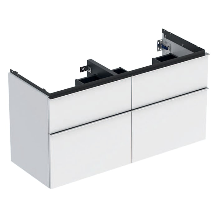 Geberit iCon Unterschrank für Doppelwaschtisch 120 cm, mit 4 Schubladen