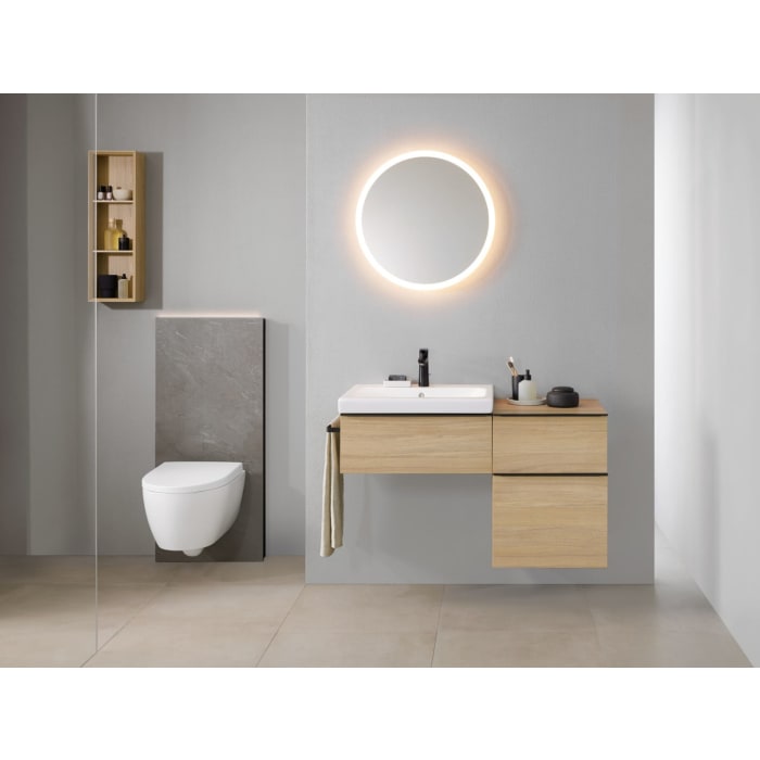 Geberit iCon Wand-WC Tiefspüler Set mit WC-Sitz geschlossene Form