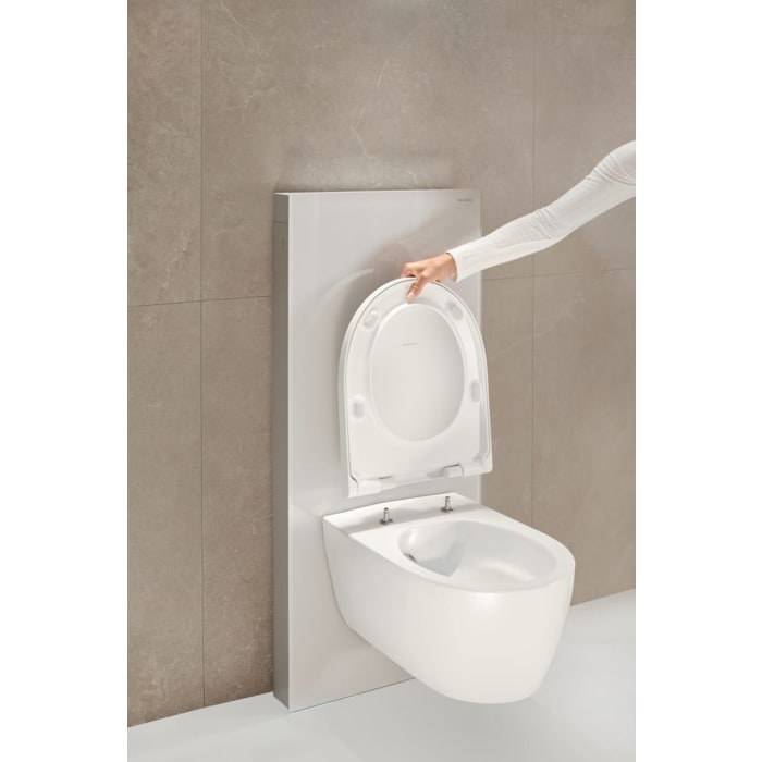 Geberit iCon Wand-WC Tiefspüler Set mit WC-Sitz geschlossene Form