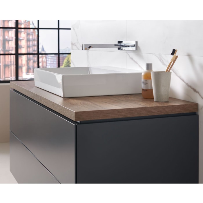 Geberit ONE Waschtischplatte, Ausschnitt mittig, für Aufsatzwaschtisch, 120 cm