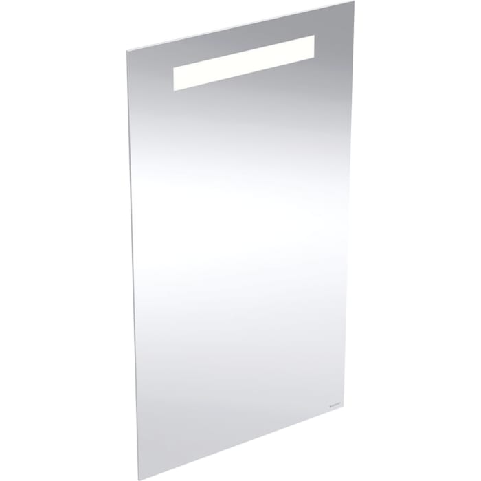 Geberit Option Basic Square Badspiegel mit oberer Beleuchtung, 40 cm breit und 70 cm hoch