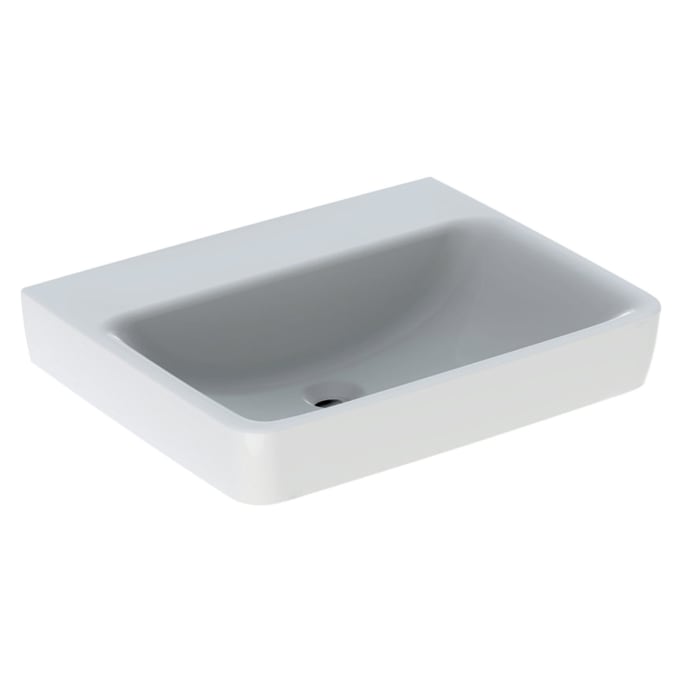Geberit Renova Plan Waschtisch 60 cm ohne Hahnloch und Überlauf