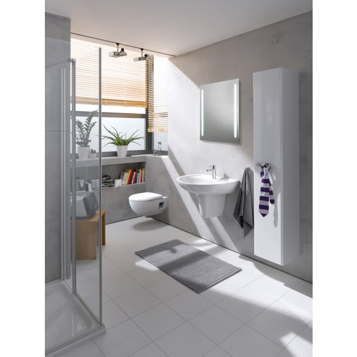 Geberit Renova Handwaschbecken 45 x 36 cm mit Hahnloch ohne Überlauf