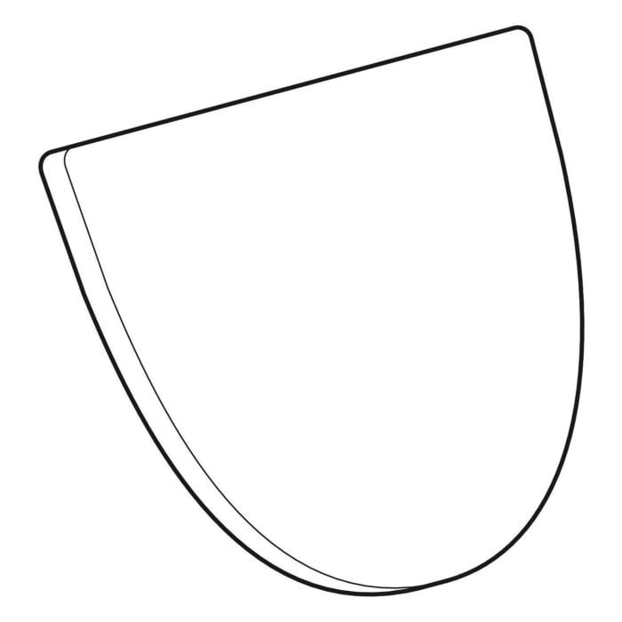 Geberit Flow Urinal-Deckel mit Absenkautomatik