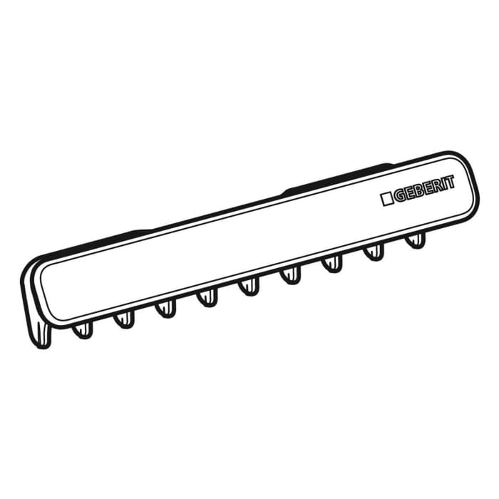 Geberit ONE Ablaufblende mit Kammeinsatz, Magnetbefestigung