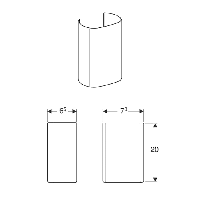Geberit ONE Siphonblende