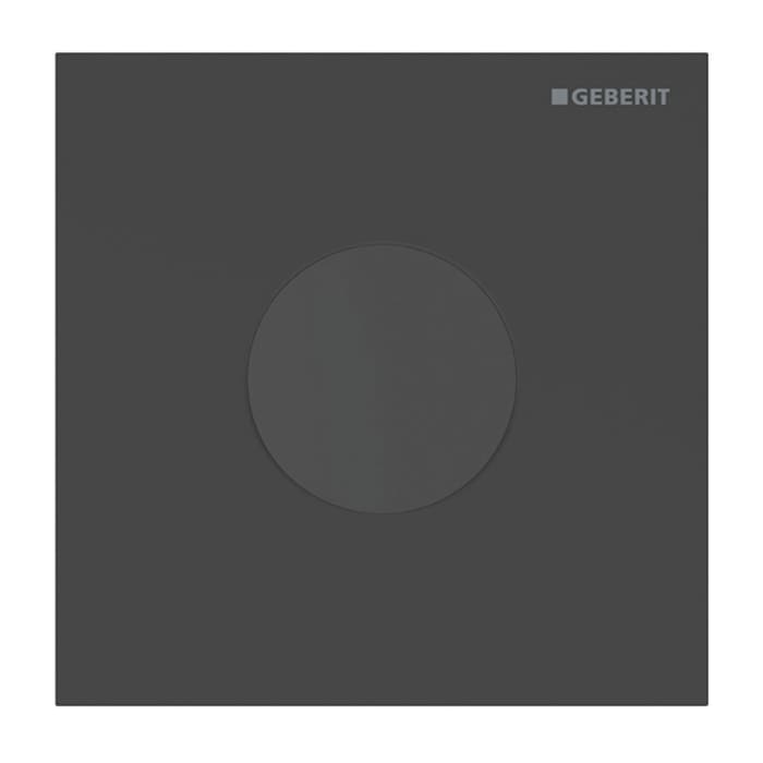 Geberit Urinalsteuerung mit elektronischer Spülauslösung, Netzbetrieb, Typ 40 Betätigungsplatte Round