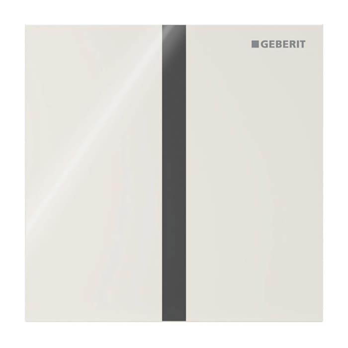Geberit Urinalsteuerung mit elektronischer Spülauslösung, Netzbetrieb, Typ 40 Abdeckplatte Square