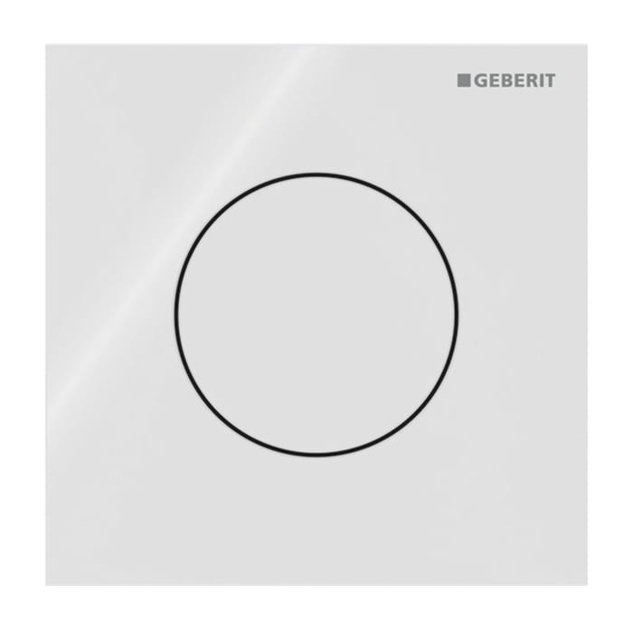 Geberit Urinalsteuerung mit pneumatischer Spülauslösung, Typ 40 Betätigungsplatte Round