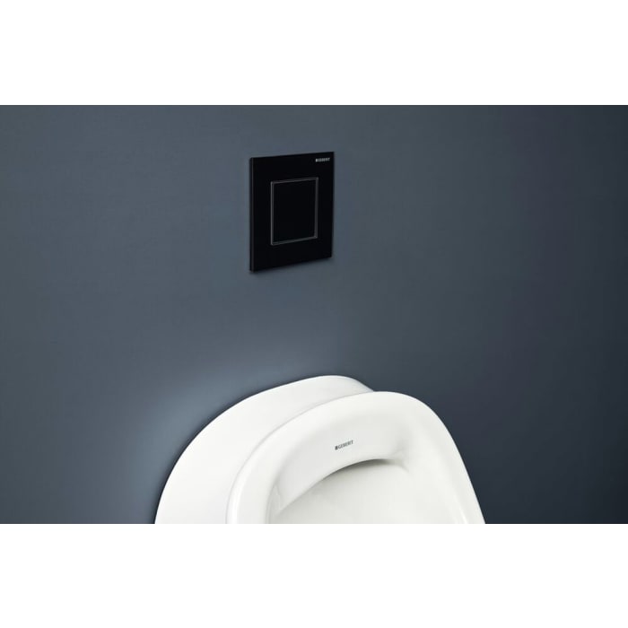 Geberit Urinalsteuerung mit pneumatischer Spülauslösung, Typ 40 Betätigungsplatte Square