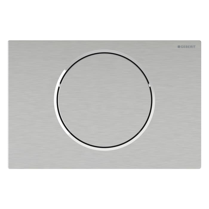 Geberit Sigma WC-Steuerung mit elektronischer Spülauslösung, Netzbetrieb, Betätigungsplatte Sigma10 für Stützklappgriff, Funk