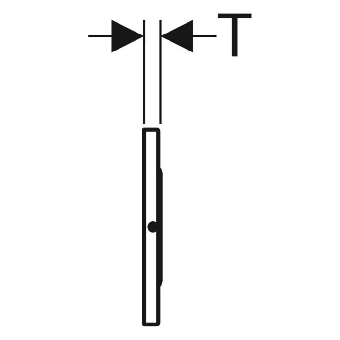 Geberit Sigma WC-Steuerung mit elektronischer Spülauslösung, Netzbetrieb, Betätigungsplatte Sigma10 für Stützklappgriff, Funk