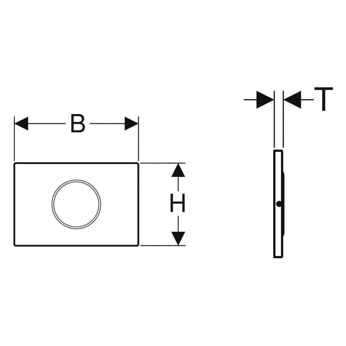 Geberit WC-Steuerung mit elektronischer Spülauslösung, Netzbetrieb, Betätigungsplatte Sigma10 für Stützklappgriff, manuell