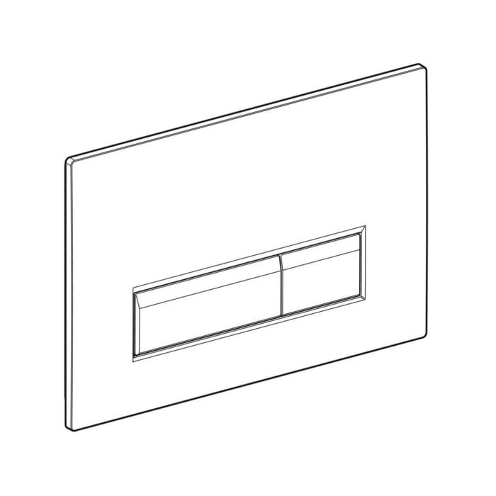Geberit Sigma 40 Betätigungsplatte für 2-Mengen-Spülkasten