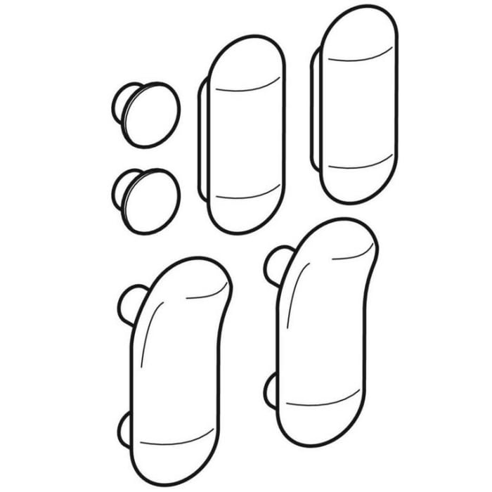 Geberit WC-Sitzpuffer für Flow und Opus WC-Sitz