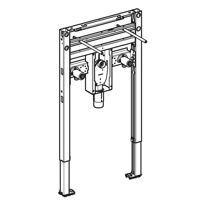 Geberit Duofix Montageelement mit UP-Geruchsverschluss 98/82 cm BF