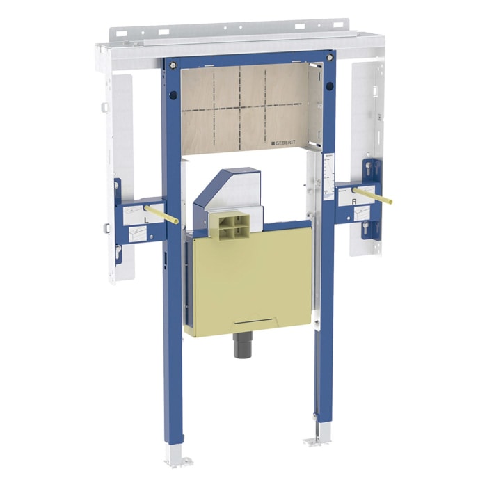 Geberit Duofix Element für ONE Waschtisch und Wandarmatur raumhoch, mit UP Drehgeruchsverschluss, für Breite Waschtisch 75 cm