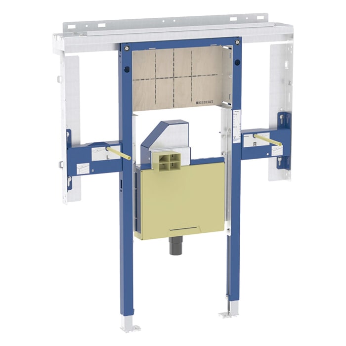 Geberit Duofix Element für ONE Waschtisch und Wandarmatur raumhoch, mit UP Drehgeruchsverschluss, für Breite Waschtisch 90 cm