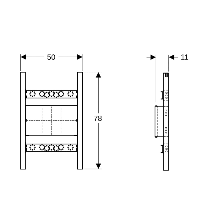 Geberit Duofix Traverse Bade- Duschwanne für Unterputzarmatur