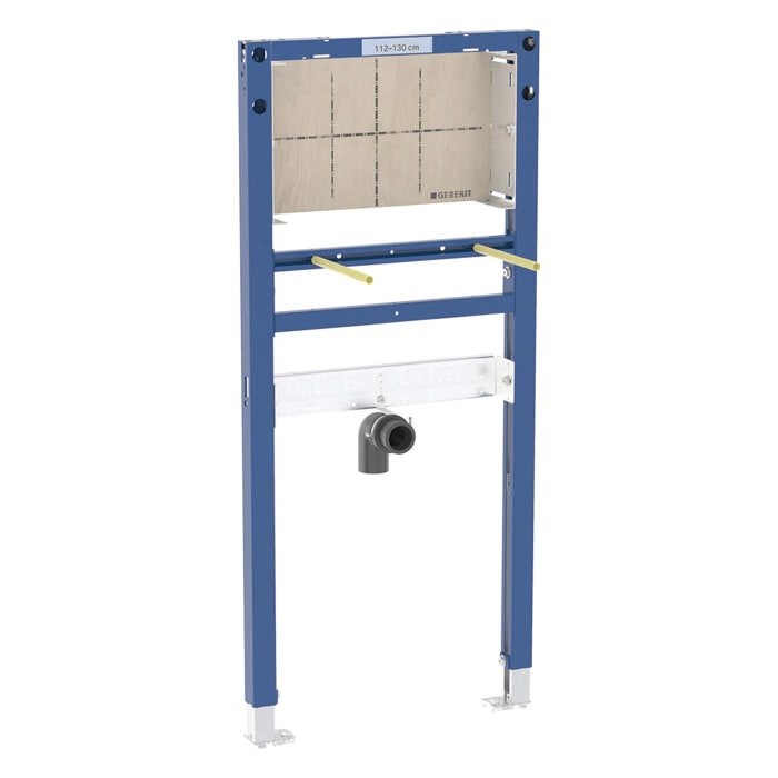 Geberit Duofix Montageelement für Waschtisch, 112 - 130 cm, UP-Wandarmatur