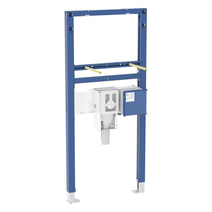 Geberit Duofix Element für Waschtisch 112 cm, Standarmatur mit UP-Funktionsbox, UP-Geruchsverschluss