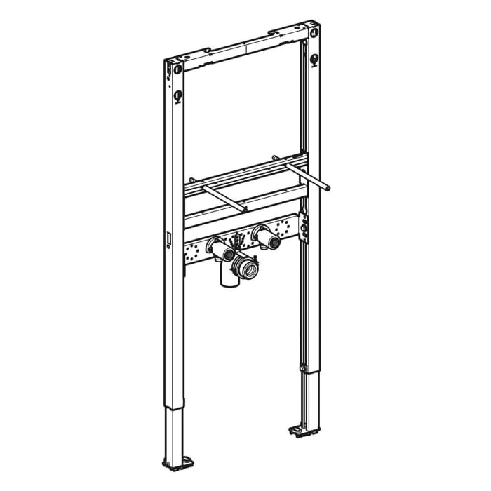 Geberit Duofix Element für Waschtisch, 112 cm Standarmatur