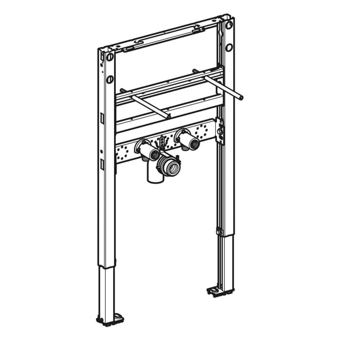 Geberit Duofix Montageelement für Waschtisch 82 - 98 cm, Standarmatur