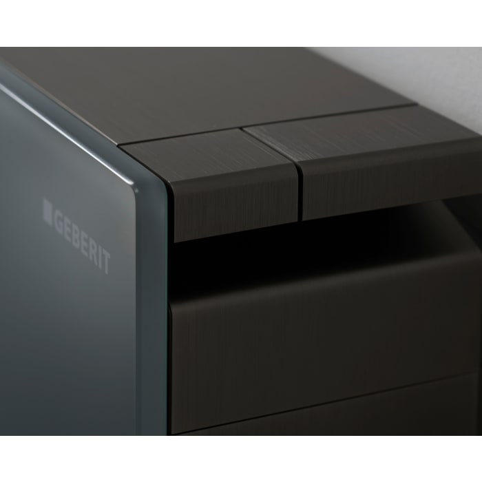 Geberit Monolith Sanitärmodul für Stand-WC, 114 cm, Frontverkleidung aus Steinzeug