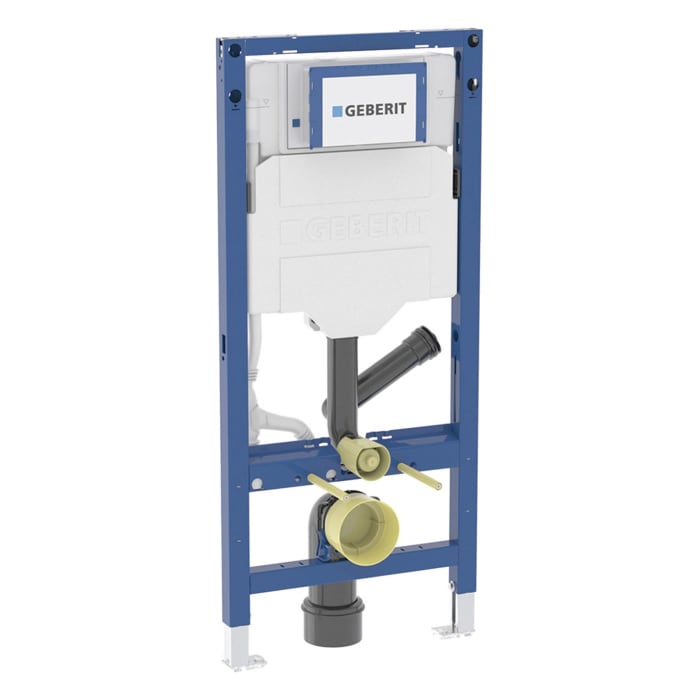 Geberit Duofix Element für Wand-WC 112 cm mit Sigma UP-Spülkasten 12 cm für Geruchsabsaugung mit Abluft