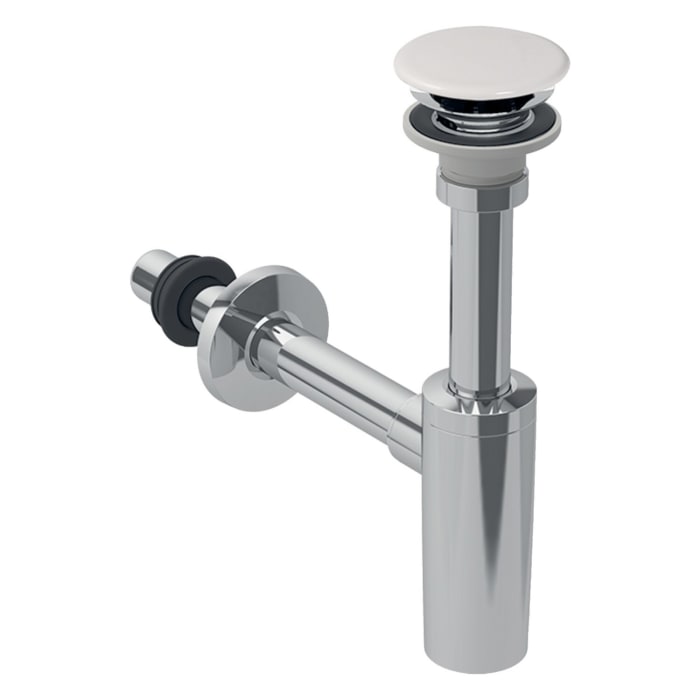 Geberit ONE Waschbeckenablauf mit Geruchsverschluss, Ventilabdeckung und Manschette