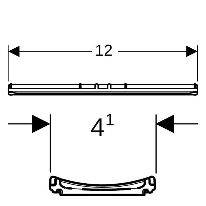 Geberit CleanLine30 Verbindungsstück