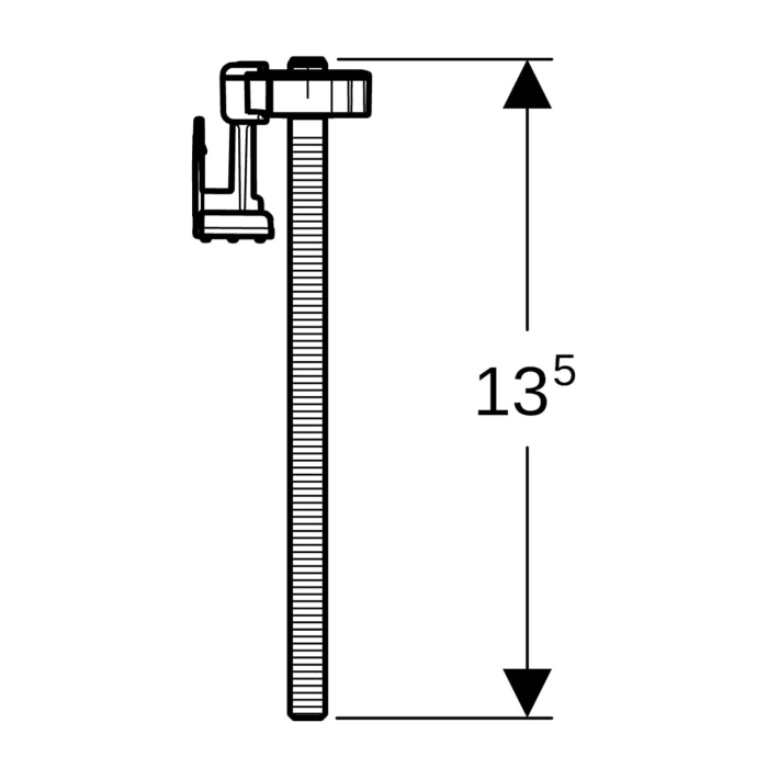 Geberit Duofix Set Fussverlängerungen (5 St.)